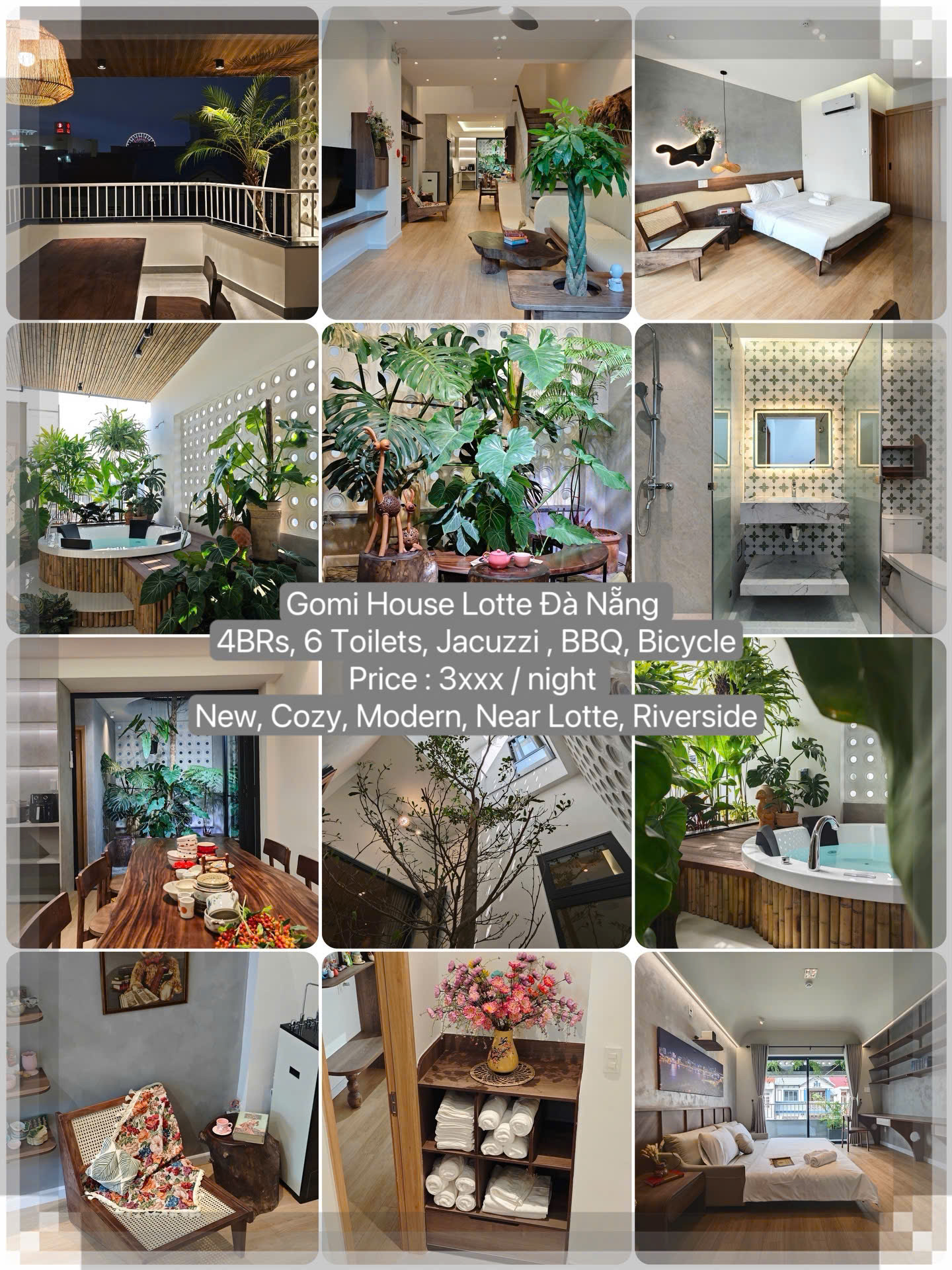 Gomi House – Central 4BR Rooftop & Green Jacuzzi