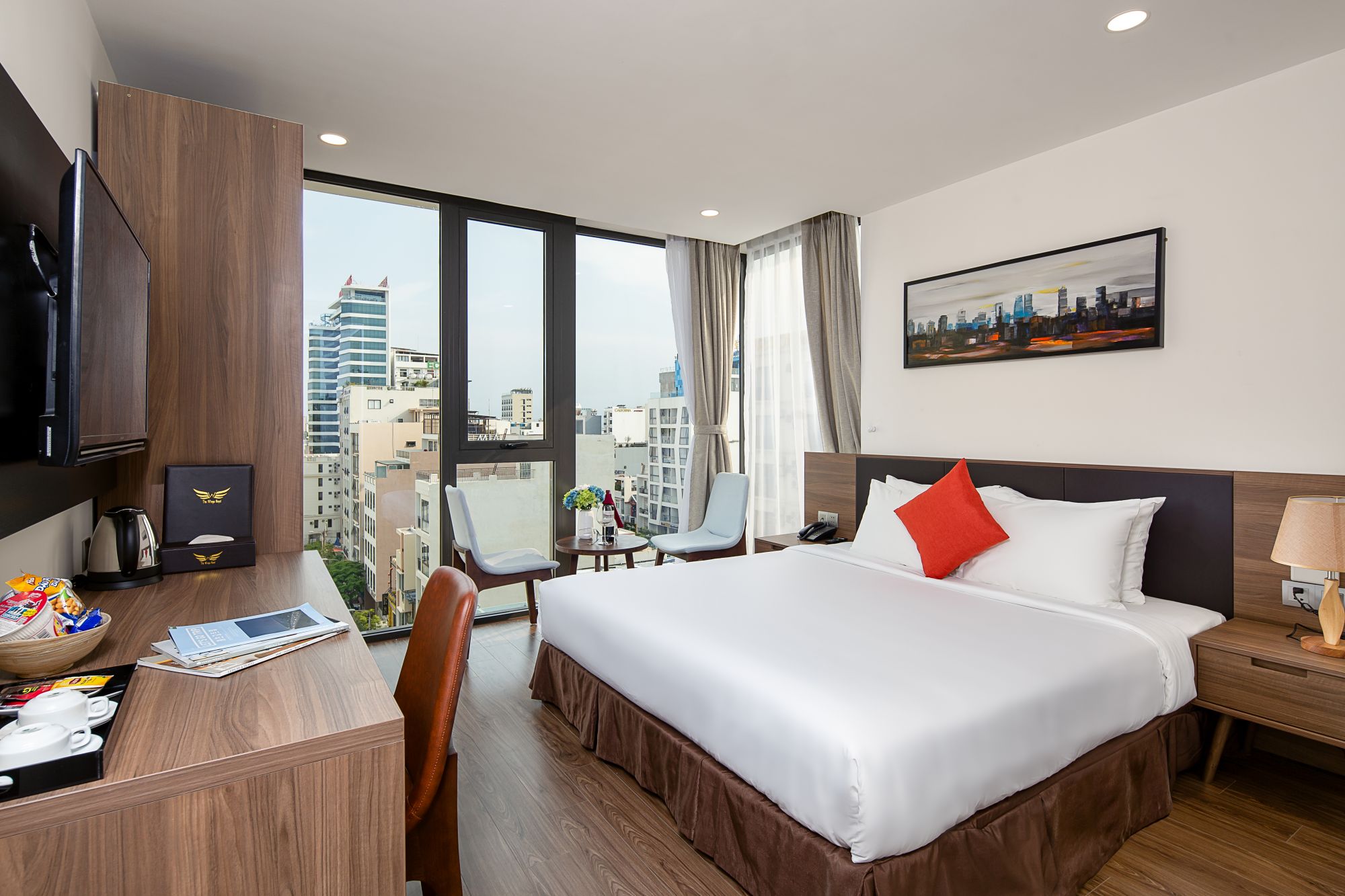 Deluxe Double view phố