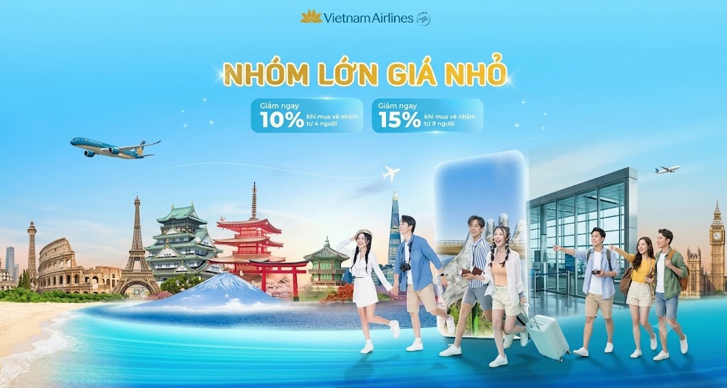 Vietnam Airlines – Theo dõi ưu đãi trực tiếp từ hãng
