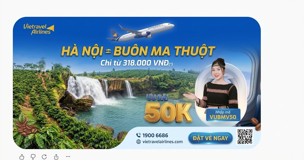 Vietravel Airlines – Thêm lựa chọn khi tìm vé giá rẻ