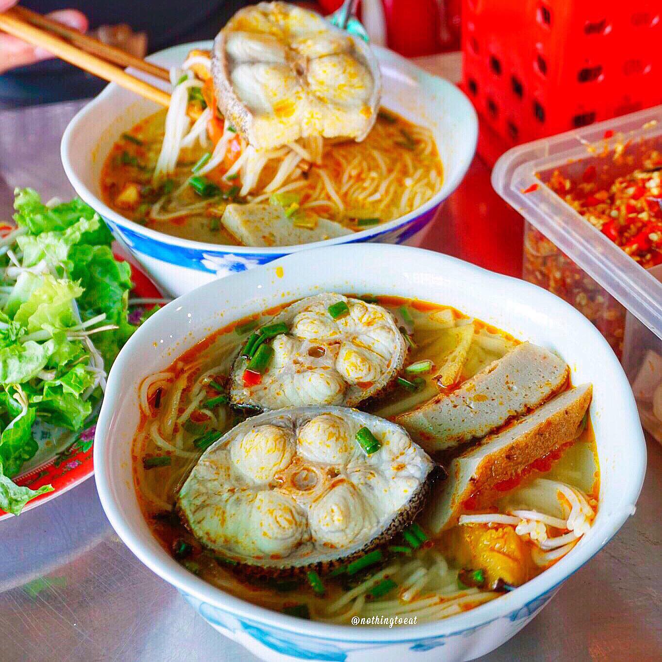 Bún chả cá Hiền quán ăn sáng ngon rẻ tại Đà Nẵng