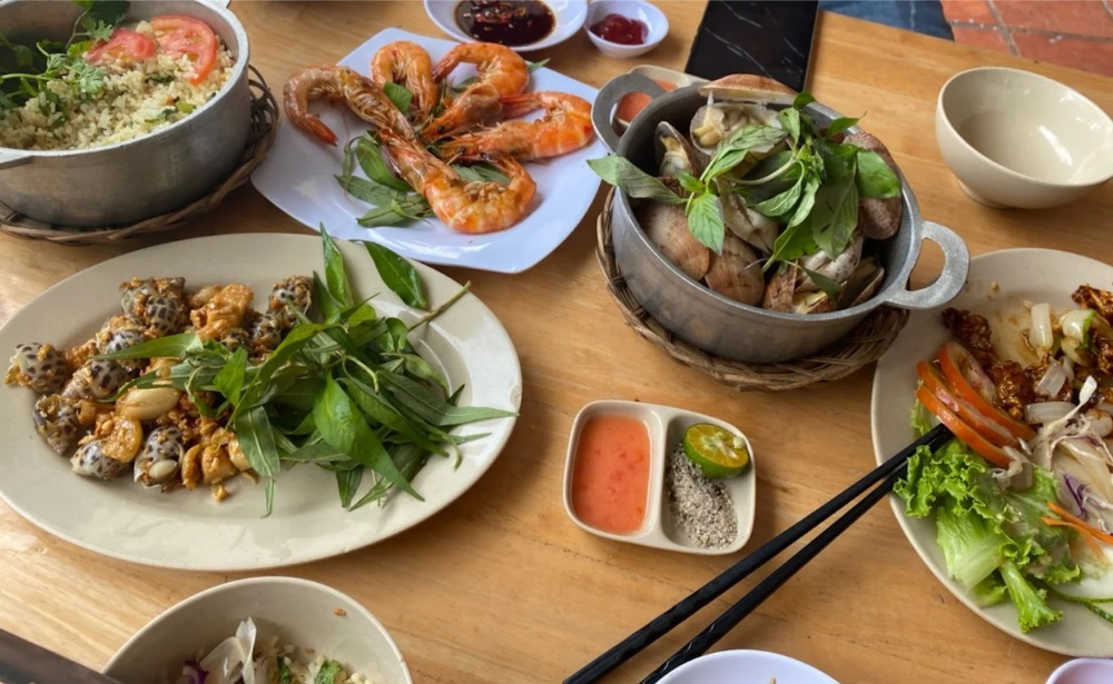hải sản bờ kè phước hải