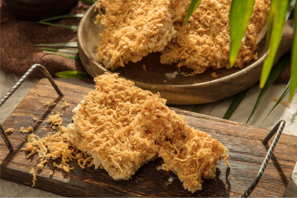 cơm cháy chà bông đặc sản ninh bình