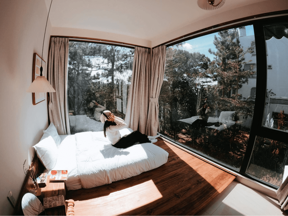 homestay view rừng ở đà lạt