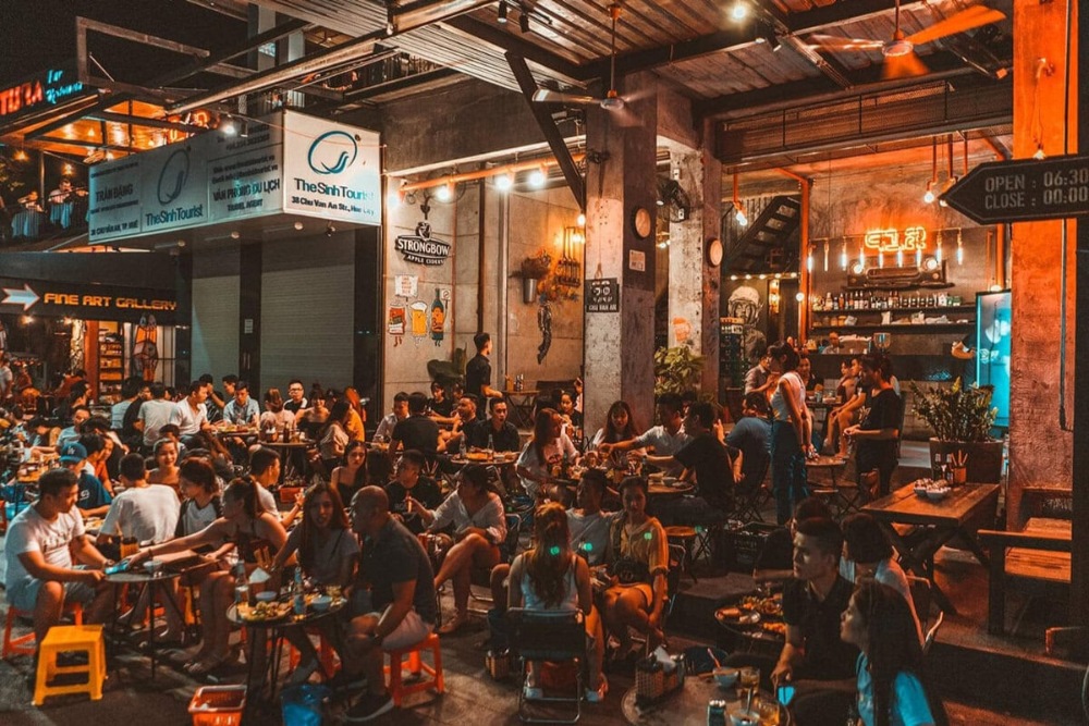 quán nhậu khu phố tây huế