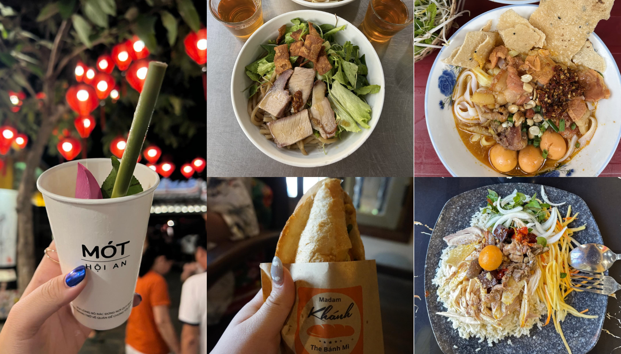 các món ăn ở Hội An