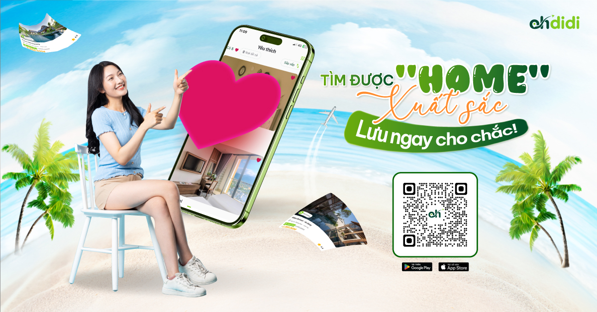 Tính năng “Yêu thích” trên app Ohdidi: Bí kíp giữ trọn những “home” bạn mê từ cái nhìn đầu tiên
