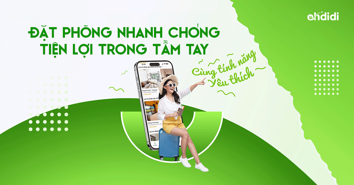 Cách đặt phòng trên app Ohdidi chi tiết từ A - Z