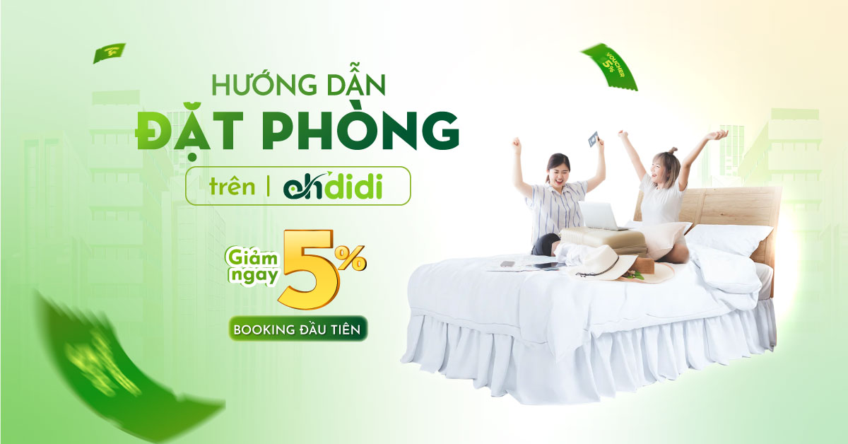 Hướng dẫn đặt phòng trên ứng dụng Ohdidi